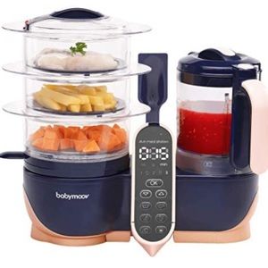 Babmoov duo meal station xl 6 in 1 food processor with  steamer